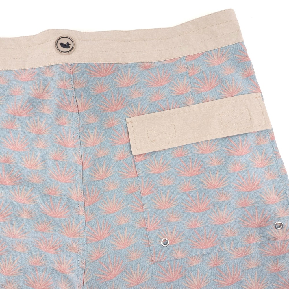 Southern Marsh Agave Print Board Shorts Blue Pink Mens Size‎ 34
